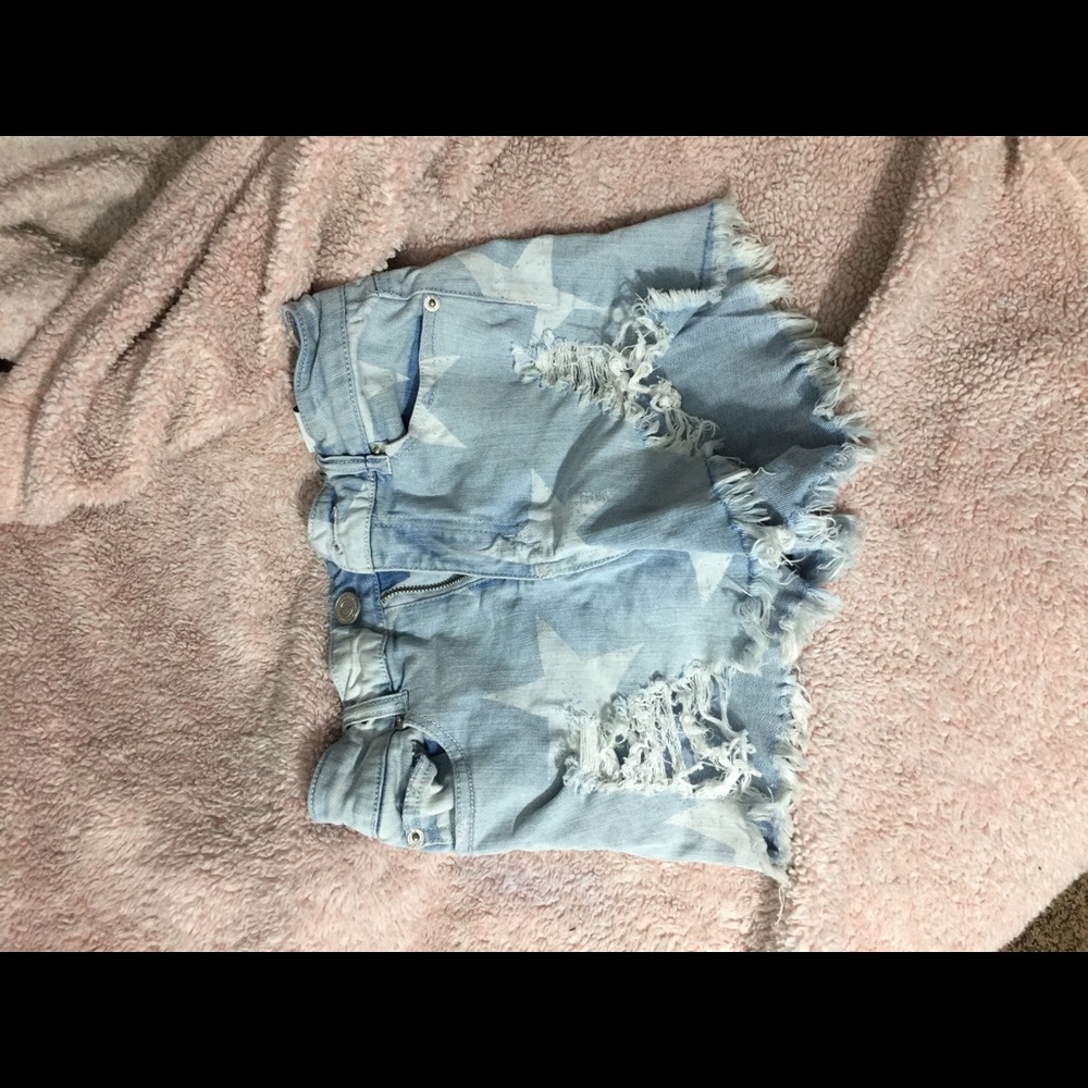 High waisted shorts